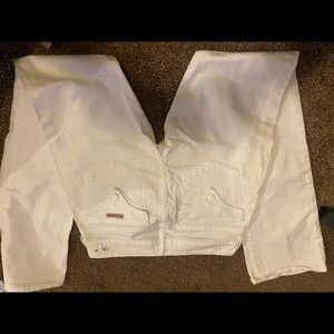 Hudson white denim